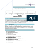 Programa Politica y Planeamiento