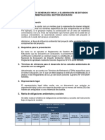 Recomendaciones Generales para La Elaboración de Estudios Ambientales