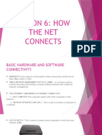 G6 PPT LESSON 6 hOW THE nET cONNECTS