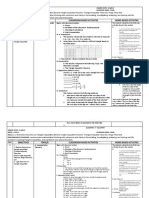 Weekly Learning Plan Math 8 Week 1