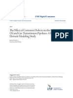 The Effect of Corrosion Defects On The Failure of Oil and Gas Tra