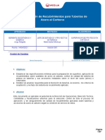 PR-OED-017 Especificación de Recubrimientos para Tuberías de Acero Al Carbono