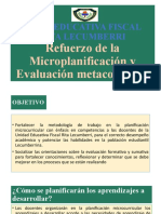 Microplanificación-Evaluación Metacog