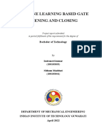 Machine Learning Based Gate Opening and Closing