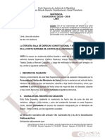 Casación N.° 29235 - 2018 Motivacion de Resoluciones