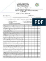 HG Learners Assessment Tool Grade 7 10