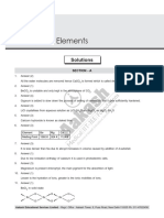 22 The S-Block Elements: Solutions