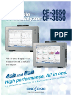 Ono Sokki Portable Analyzer