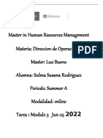 Sulma Tarea Direccion de Operaciones