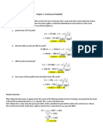 Chapter 4-Continuous Probability Practice Exercises