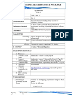 Mathematics Resource Package