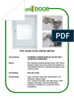 Unidoor - Pipe Chase Door Brochure