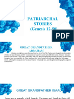 Patriarchal Stories Gen.12 50