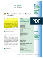 When Is Contrast Needed For Abdominal