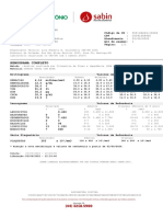 Hemograma Completo: Hemacias Hemoglobina Hematocrito VCM HCM CHCM RDW