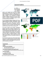 Human Development Index: Origins Dimensions and Calculation