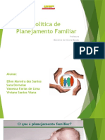 Politica de Planejamento Familiar Powerpoint 