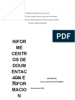 Centros de Documentación e Información I Informe MOdulo III