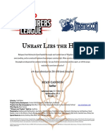 Uneasy Lies The Head: A 4-Hour Adventure For 5th-10th Level Characters