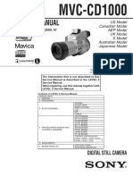 Service Manual: MVC-CD1000