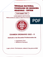 Examen Ordinario 2022 II 1er Día