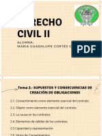 Derecho Civil Tema 2 Supuestos y Consecuencias de Creación de Obligaciones