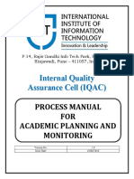 1 Process Manaual For Academic Planning & Monitroring 2