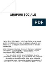 Grupuri Sociale