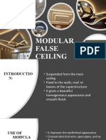 Modular False Ceiling