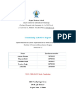 Group 27 Community Initiatives Report