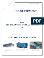 Method Statement For Air Balancing in HVAC System