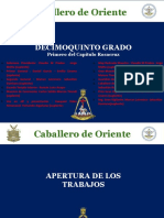 Iniciacion GRADO 15º Caballero de Oriente Definitivo