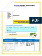 DIA 2 SESION DE APRENDIZAJE Conocemos Los Impactos de Algunas Prácticas de La Agricultura en La Biodiversidad.