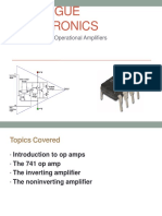 Analogue Electronics: - Operational Amplifiers