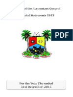 Lagos State Audited Financial Statements, 2015