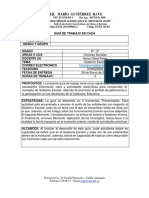 Guía de Trabajo Ciclo IV 22 - 29 Enero Gobierno Escolar No Internet