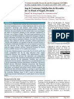 Electronic Banking and Customer Satisfaction in Rwanda A Study On Bank of Kigali, Rwanda