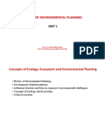 Theory of Environmental Planning: Unit 1