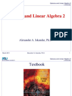 Calculus and Linear Algebra 2: Alexander A. Iskandar, Ph.D.