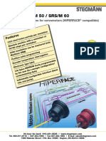 Sincos SRS/M 50 / SRS/M 60: Motor Feedback Systems For Servomotors (HIPERFACE Compatible)