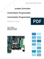 WEG MVW 01 Programacao Do Modulo Plc2 10000596878 1.5x Manual Portugues BR