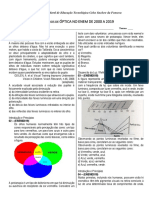 Exercícios de Óptica No Enem