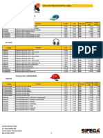 Lista de Precios Mayo 2022