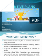 Incentive Plans: Submitted by