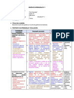 4 Sesión de Aprendizaje - MATEMATICA 2022