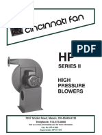 Series Ii High Pressure Blowers: 7697 Snider Road, Mason, OH 45040-9135 Telephone: 513-573-0600