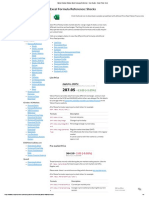 Yahoo Finance Stocks Excel Formula Reference - User Guide - Excel Price Feed