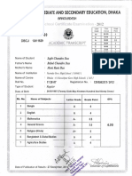 J.S.C Mark Sheet