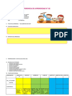 Experiencia de Aprendizaje #02 Alimentos