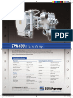 Triplex Pump: TPH 400 Main Specifications